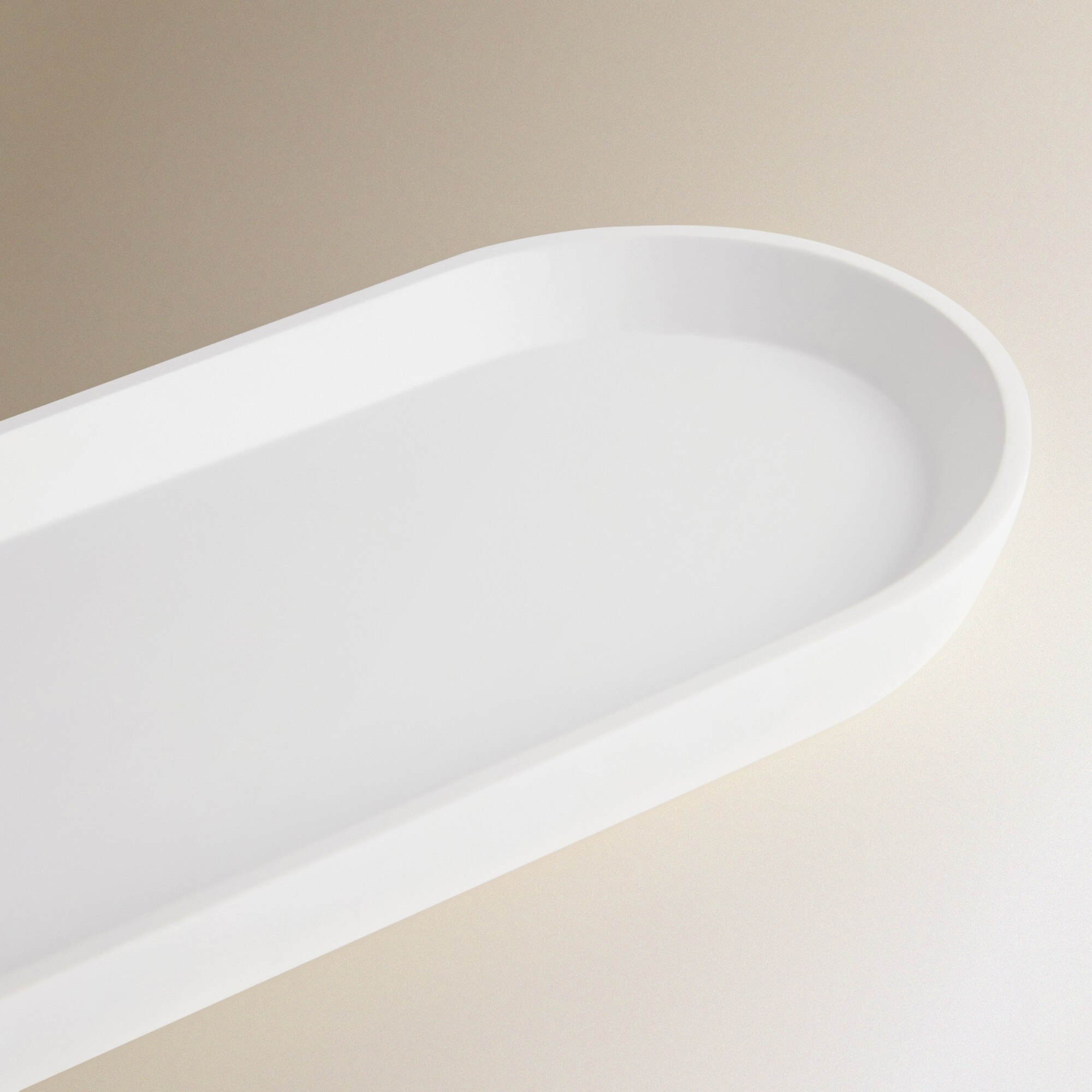 Imagen 3 de Bandeja de baño Noruega - Blanco Blanco