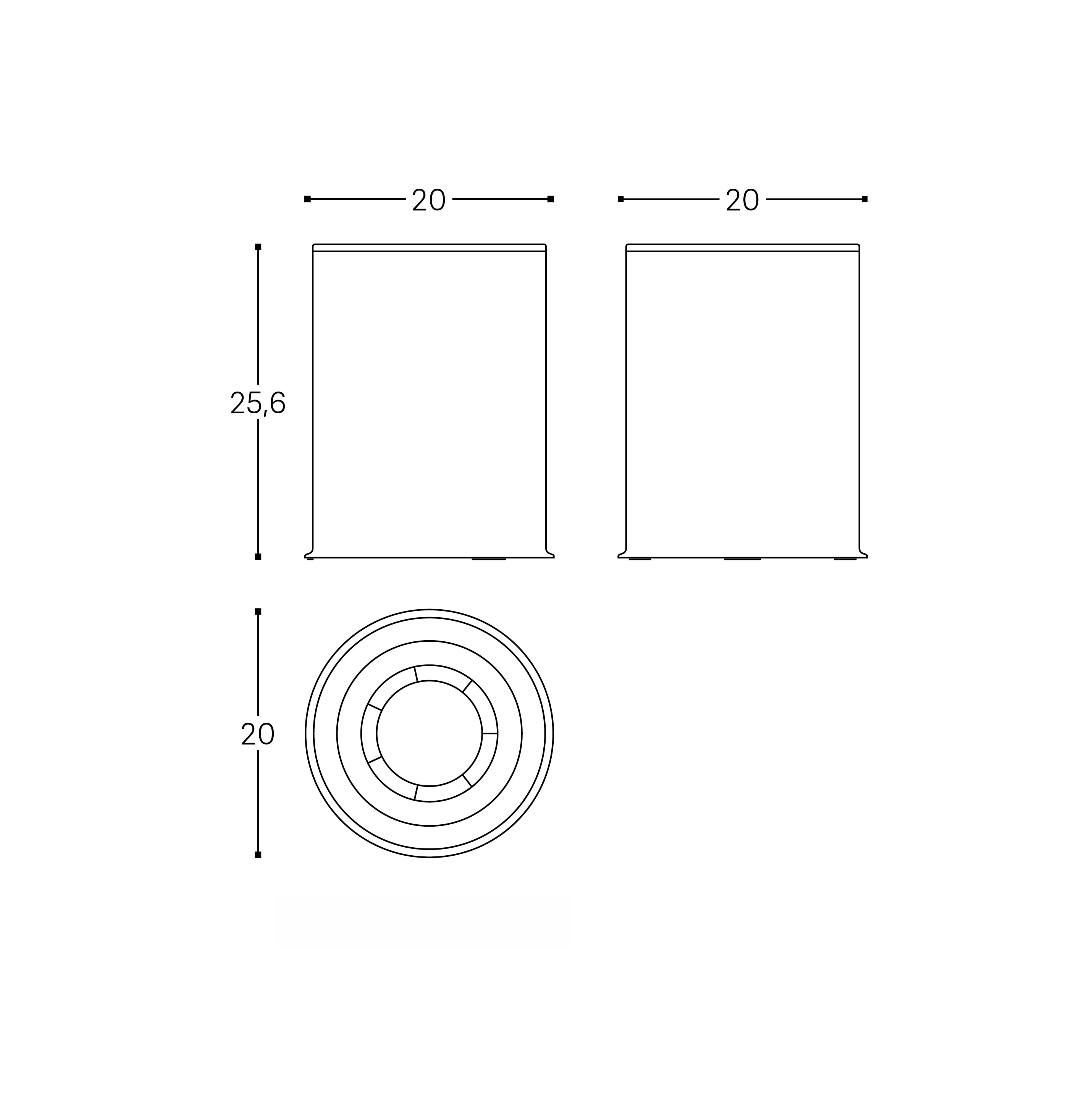 Imagen 6 de Papelera de baño de 5L Geyser Cosmic - Blanco mate Blanco mate