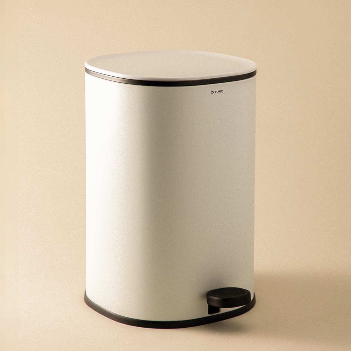 Cosmic - Papelera de baño redonda 5L Essentials Cosmic.