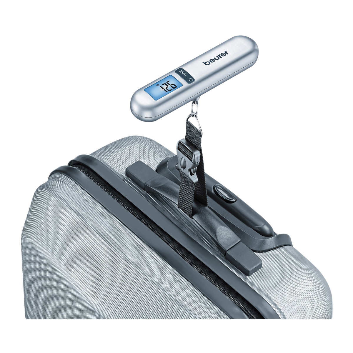Báscula para maletas Beurer LS-06 con flexómetro - Plata Plata-2
