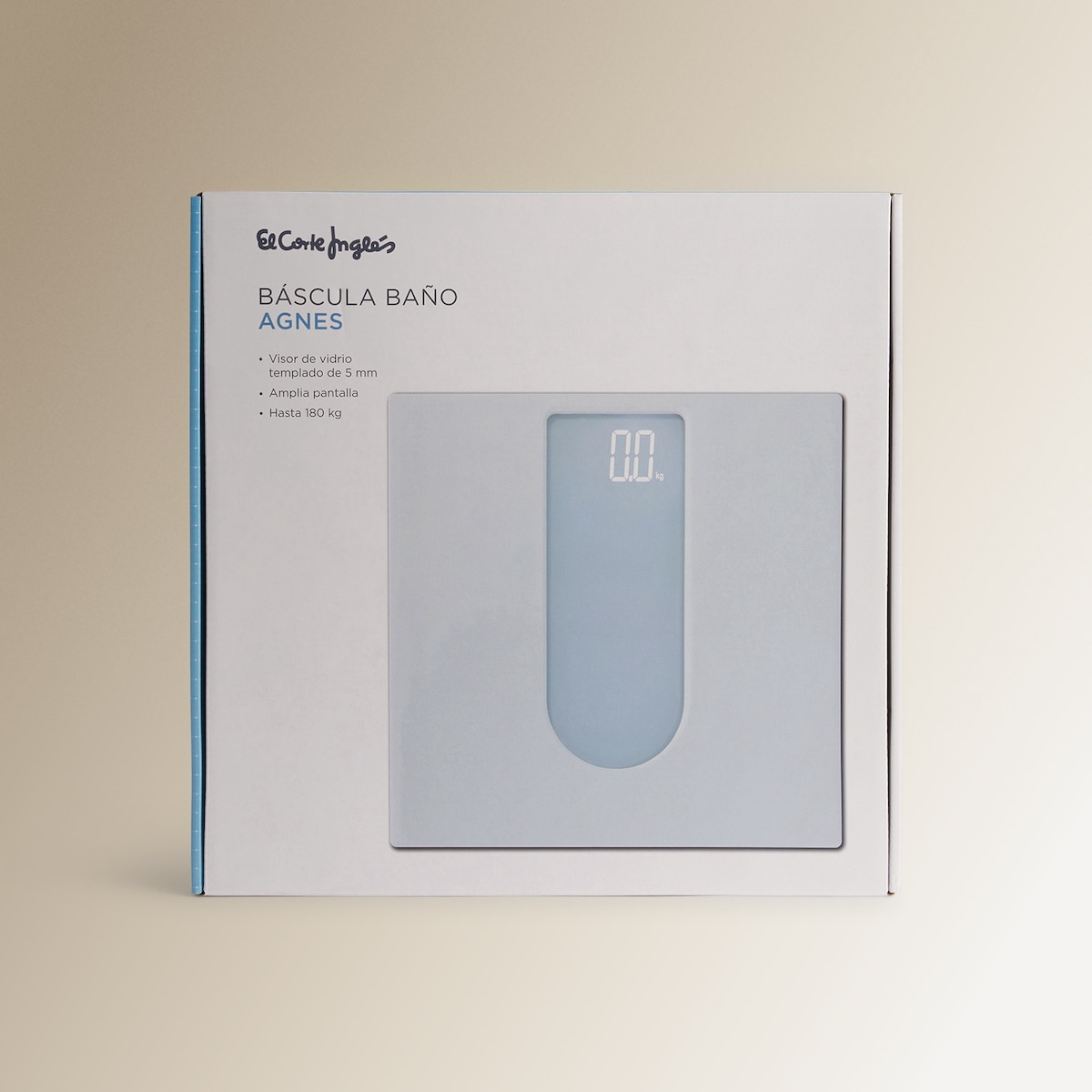 Báscula de baño electrónica Agnes El Corte Inglés Blanco-4