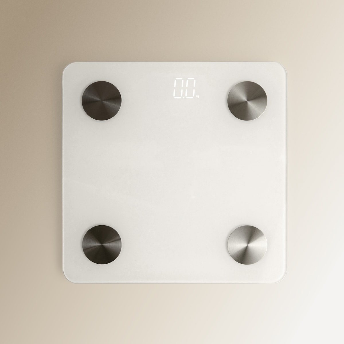 Báscula de Baño Analítica Inteligente Inalámbrica Nasáu El Corte Inglés Blanco-1