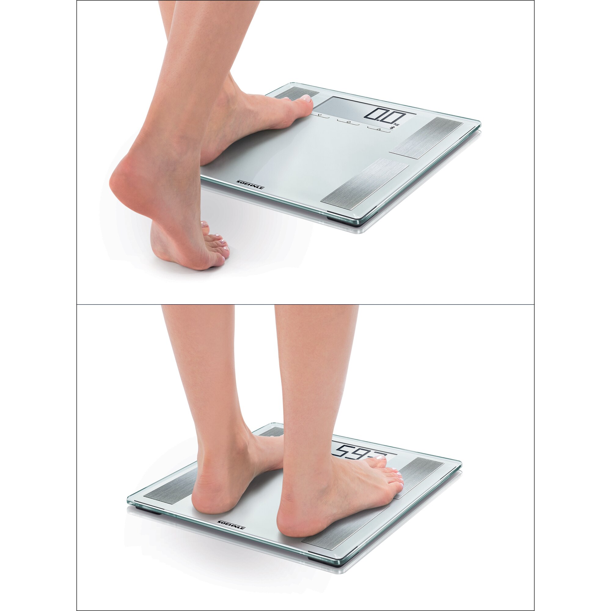 Báscula de baño analítica con Bluetooth Shape Sense Connect 100 Soehnle - Blanco Blanco-7