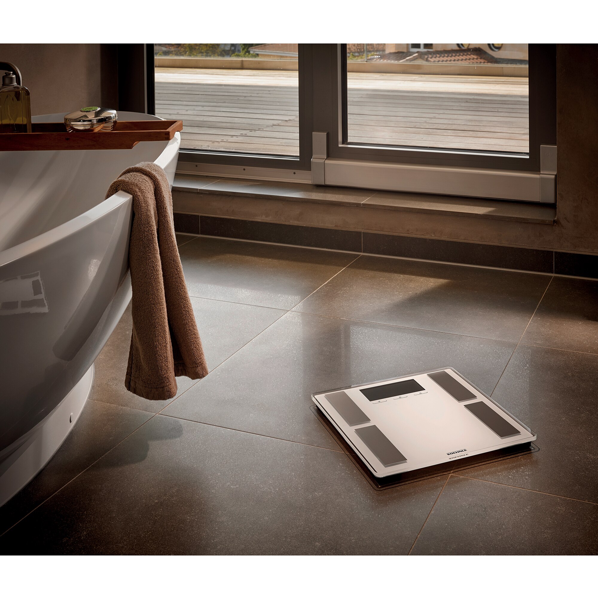 Báscula de baño analítica con Bluetooth Shape Sense Connect 100 Soehnle - Blanco Blanco-10