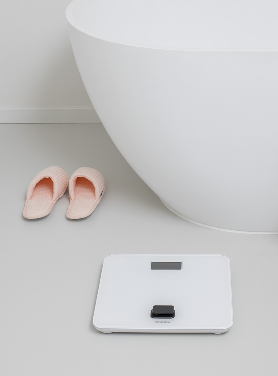 Imagen 5 de Báscula de baño digital sin pilas ReNew Brabantia - Blanco Blanco