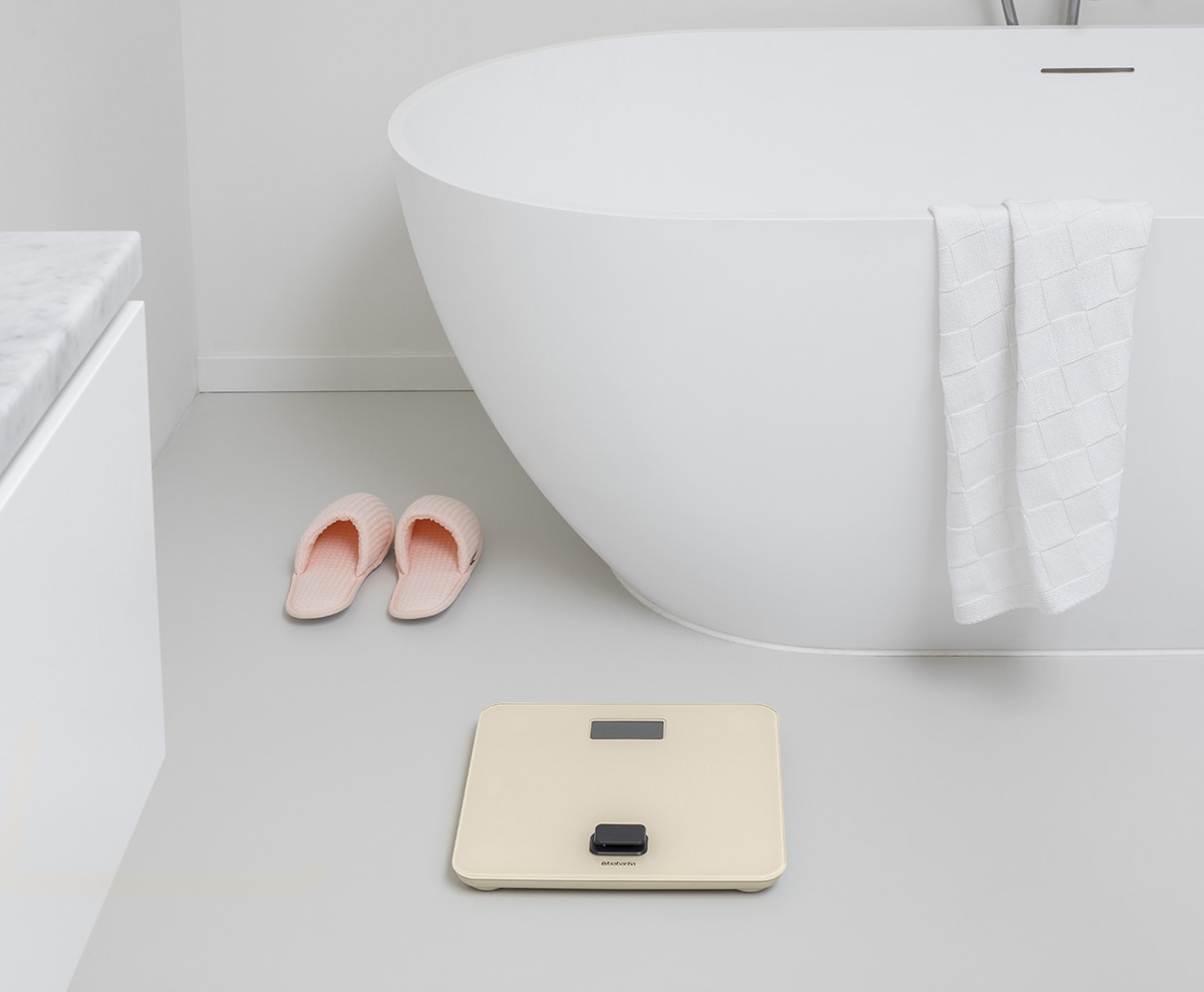 Imagen 4 de Báscula de baño digital sin pilas ReNew Brabantia - Beige Beige