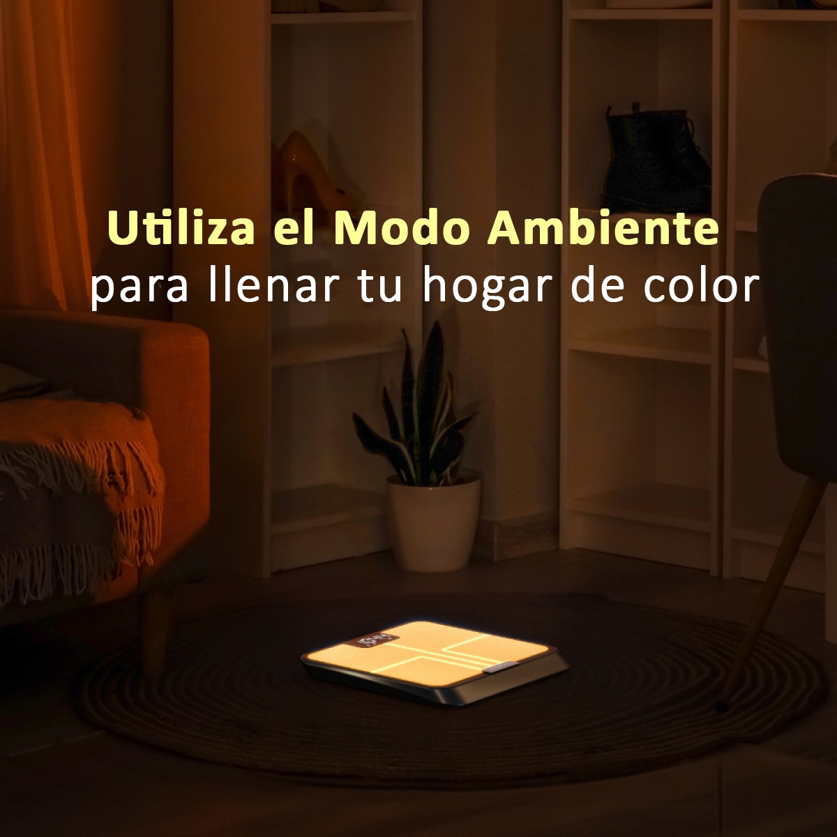 Imagen 6 de Báscula de baño analítica retroiluminada Elis Chroma Renpho - Blanco Blanco