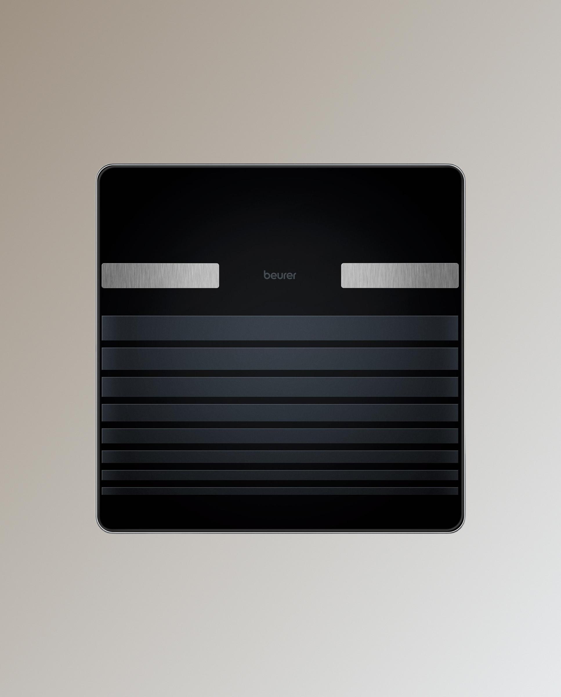 Imagen 0 de Beurer bf-451 báscula digital diagnóstica negra con imc función bluetooth de vidrio Negro