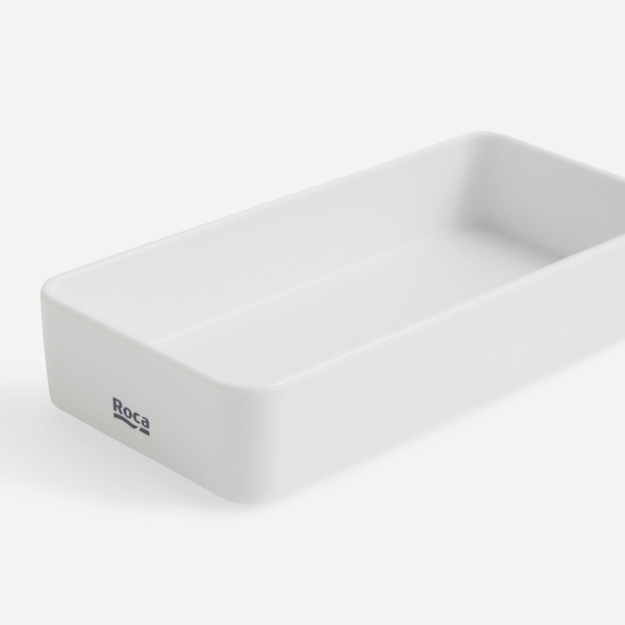Jabonera para encimera Ona Roca - Blanco Blanco-3