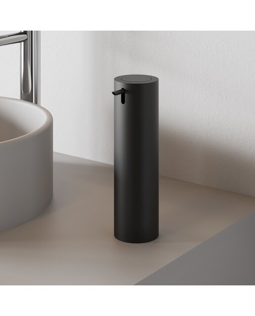 Dosificador de jabón para encimera Micra Cosmic - Negro Negro-2