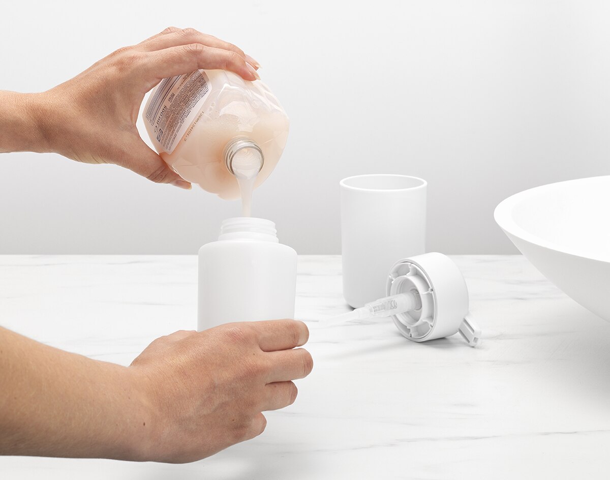 Imagen 3 de Dosificador de jabón ReNew Brabantia - Blanco Blanco