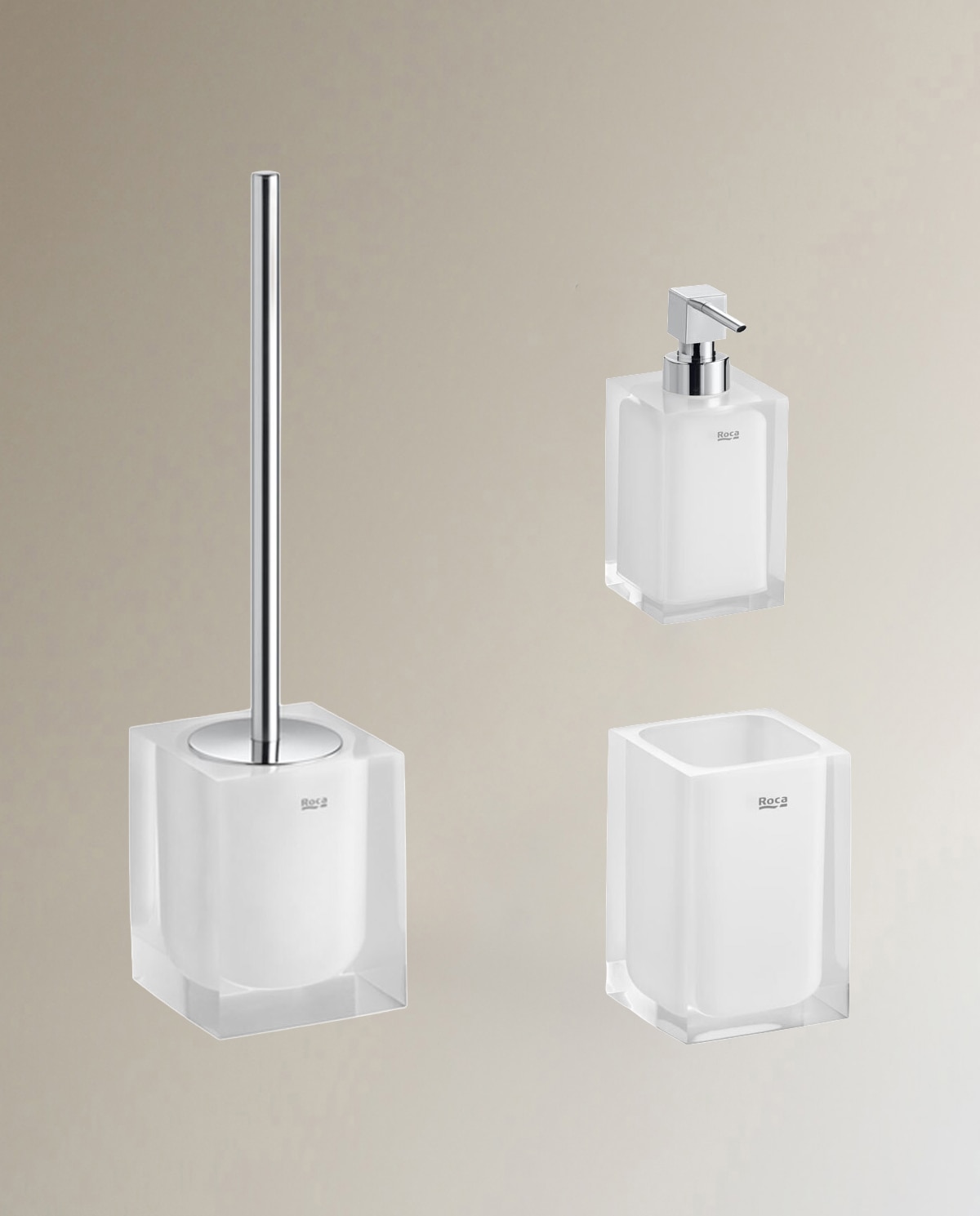 Roca - Colección de accesorios de baño Ice Roca.