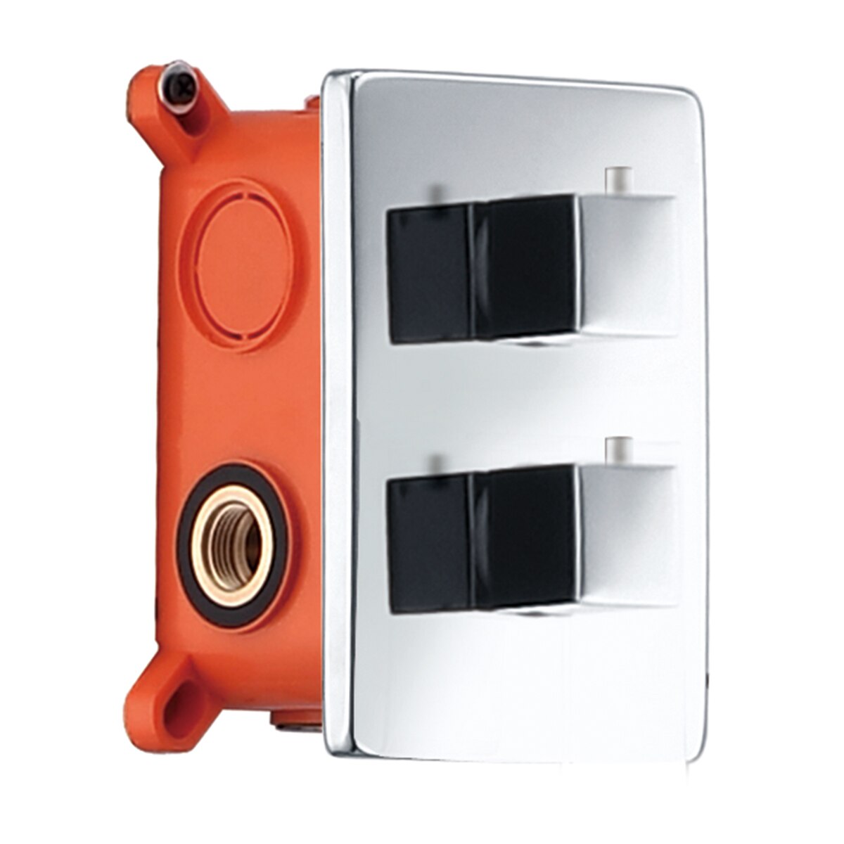 Conjunto de duche termostático embutido Ons Inex Products Cromado-2