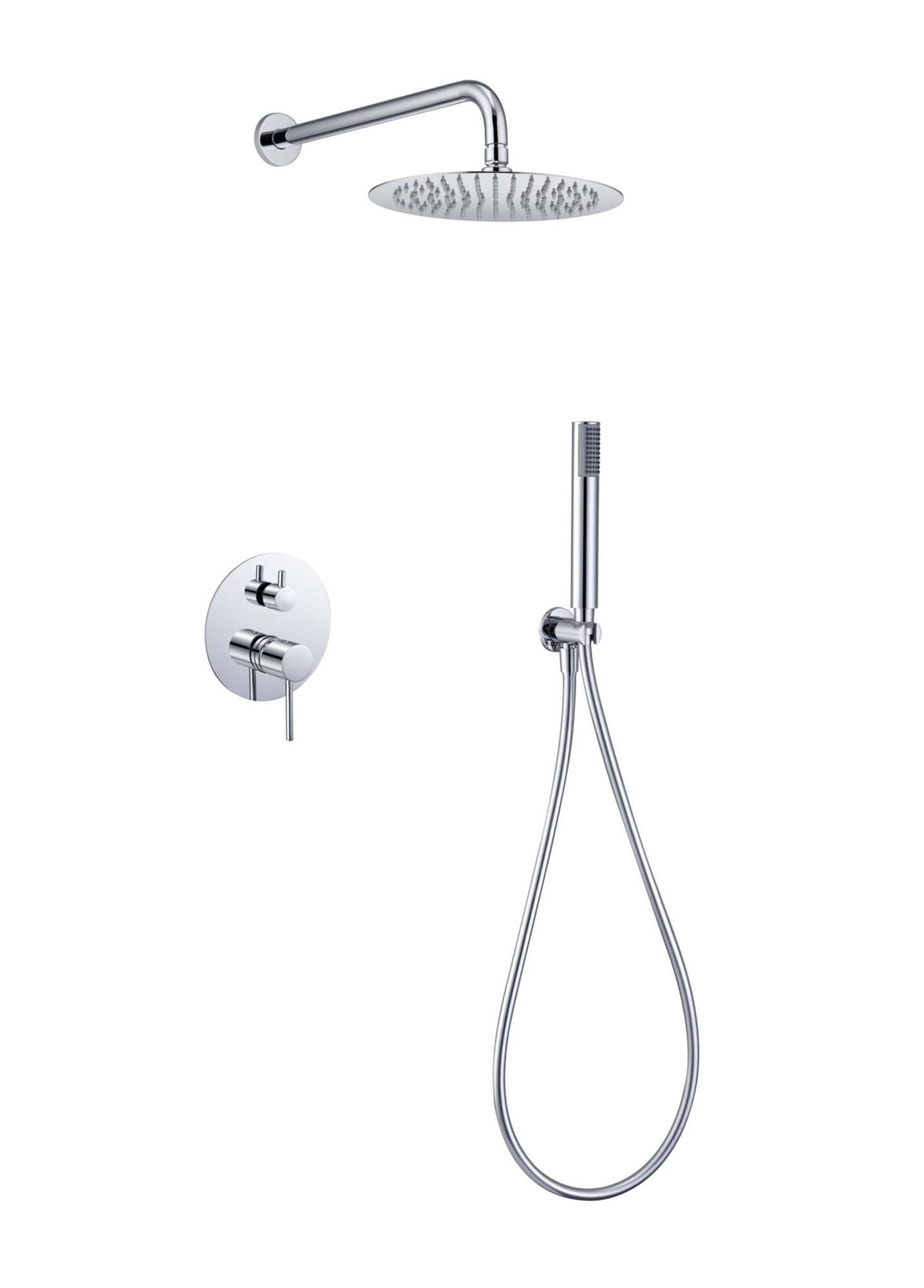 Imagen 1 de Conjunto de ducha monomando empotrado Monza Imex ORO ROSA CEPILLADO