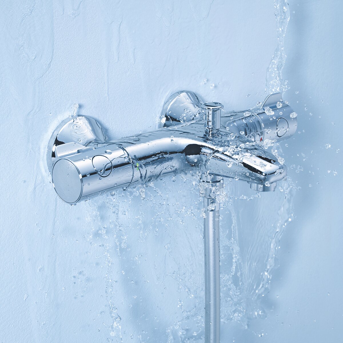 Termostato para bañera Grohtherm 800 Grohe - Cromo Cromo-3