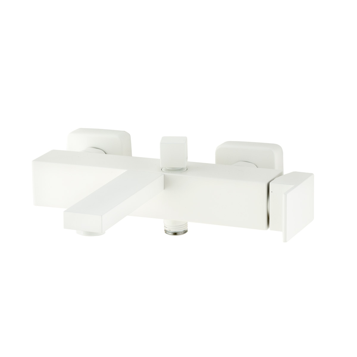 Imagen 1 de Grifo monomando para bañera cuadrado Tizziano Grizasa - Blanco mate Blanco mate
