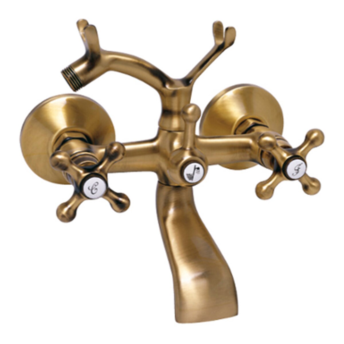 Grifo bimando para bañera Época Grizasa - Bronce Bronce-1