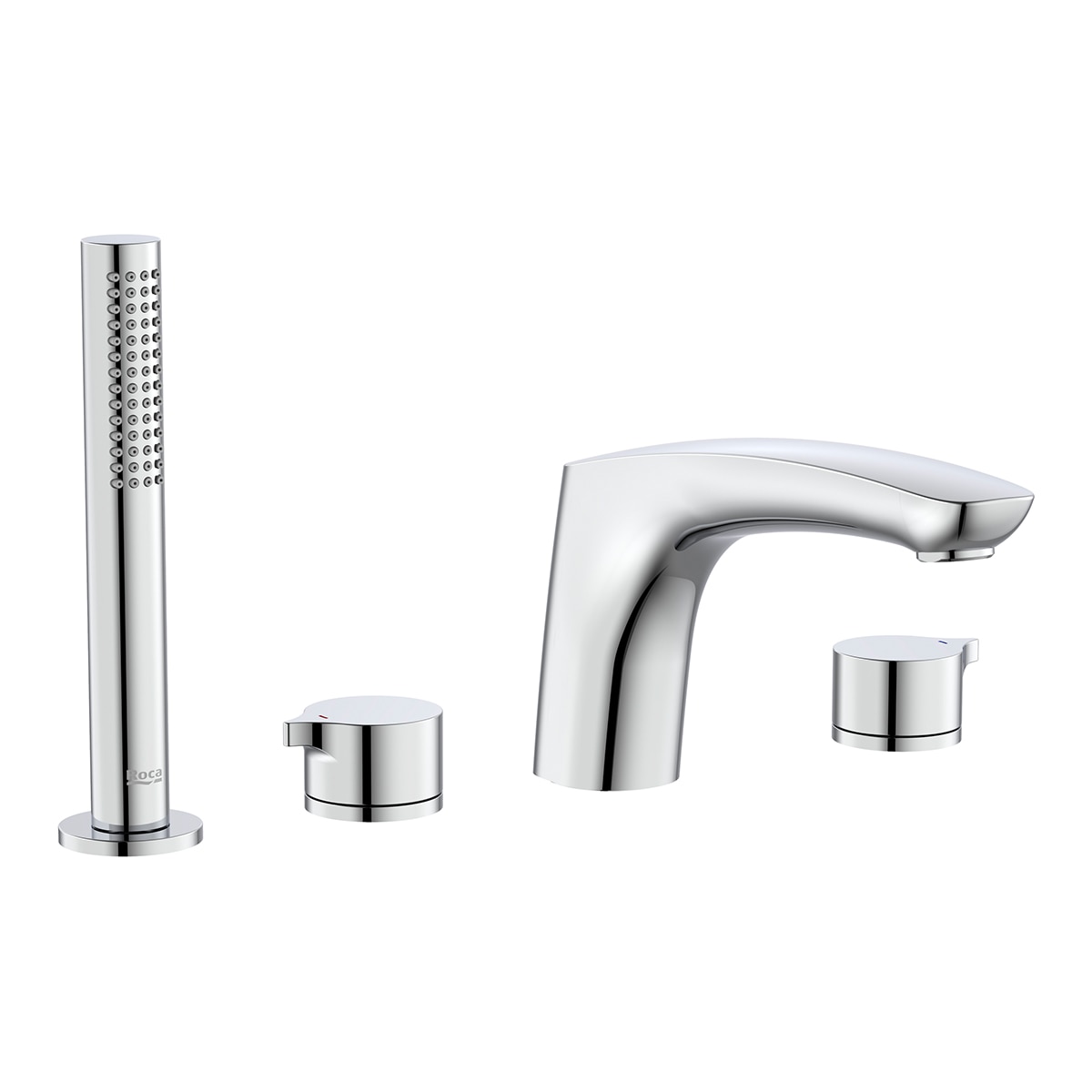 Roca - Conjunto de ducha o bañera con bimando de repisa Insignia Roca.