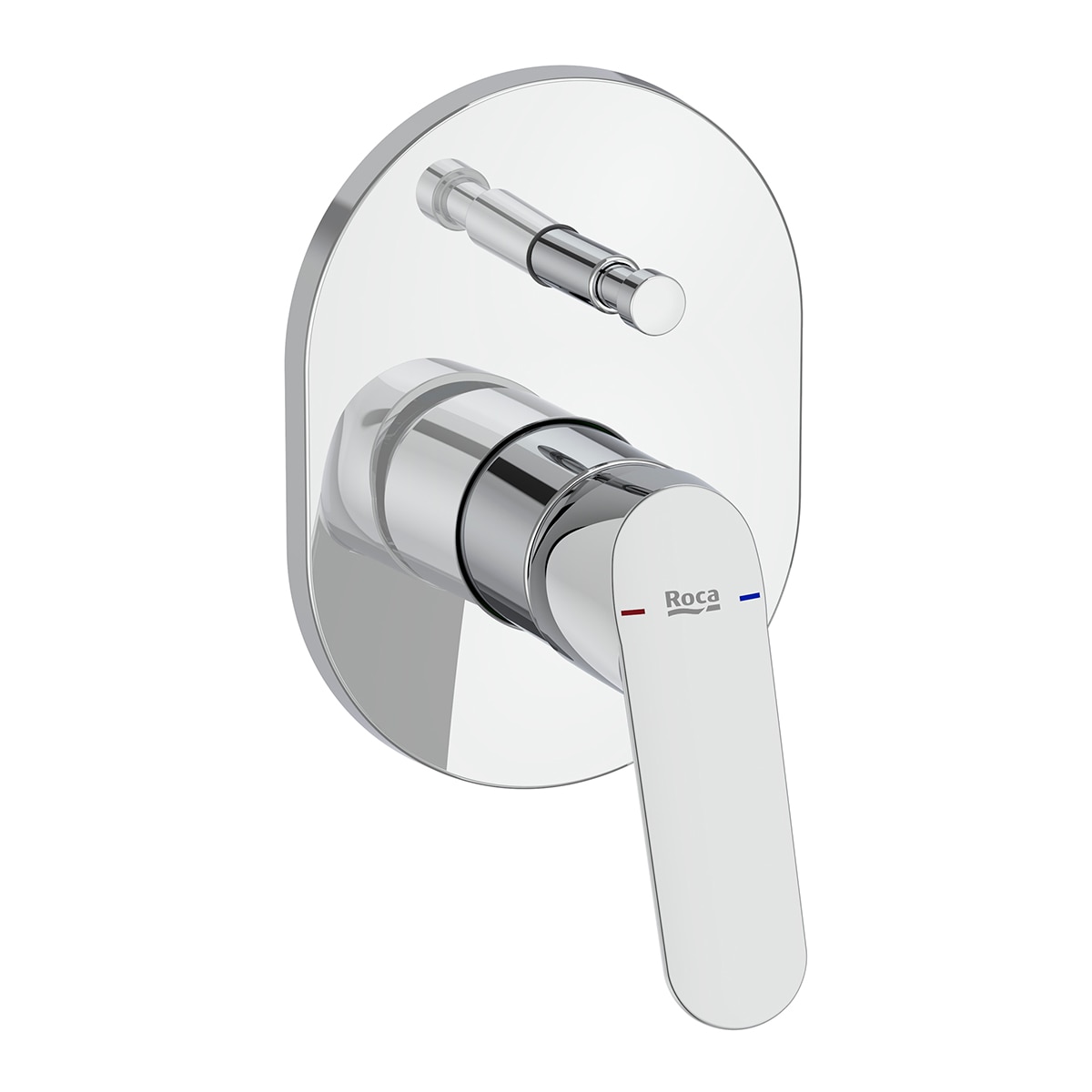 Monomando mezclador empotrable para ducha o bañera Alfa Roca Cromo Cromo-1