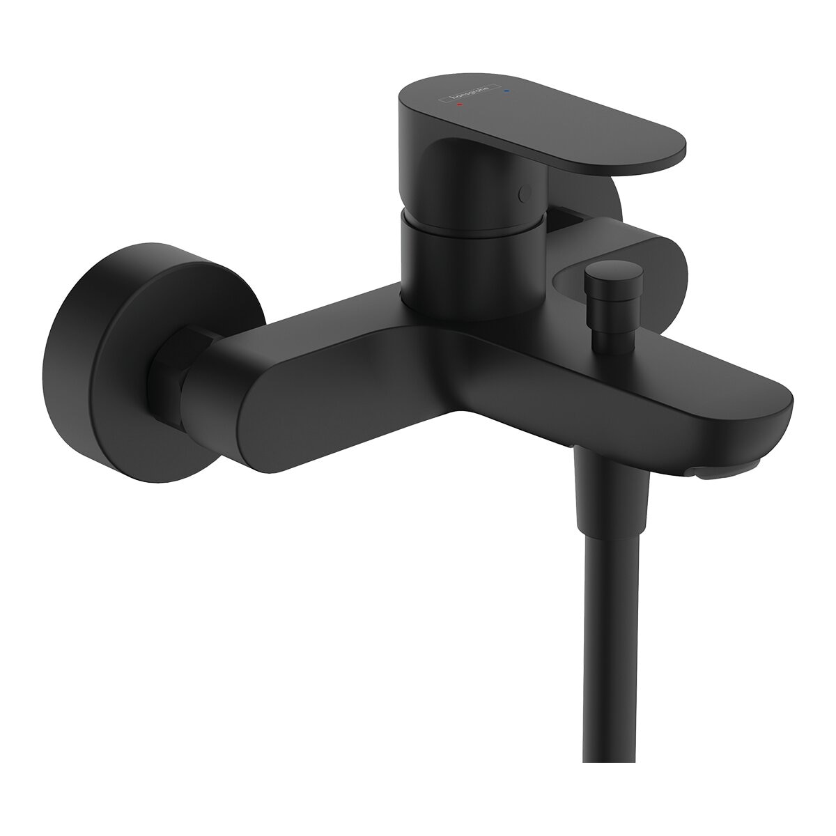 Grifo monomando para bañera o ducha Rebris S Hansgrohe - Negro mate Negro mate-1
