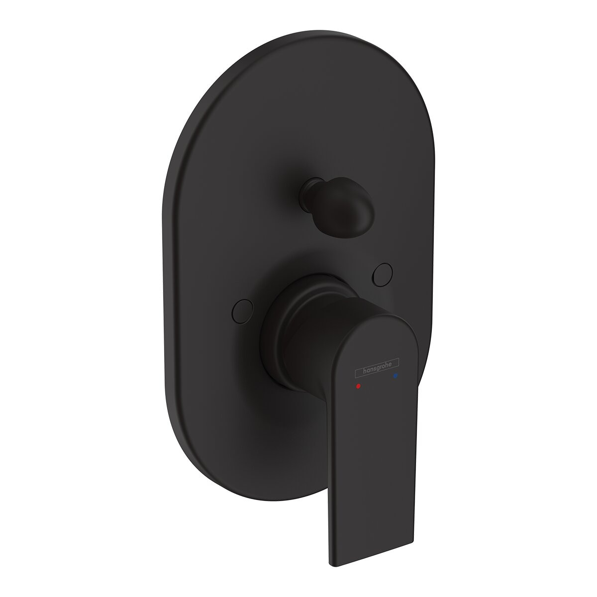 Torneira Monocomando Vernis Shape para Banheira e Duche Encastrado Preto mate-1