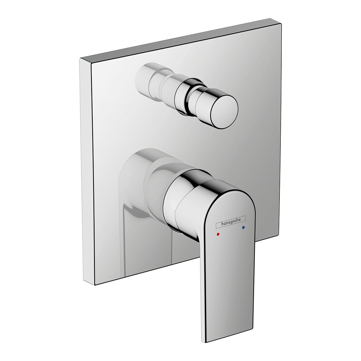 Torneira Monocomando Vernis Shape para Banheira e Duche Encastrado Cromado-1