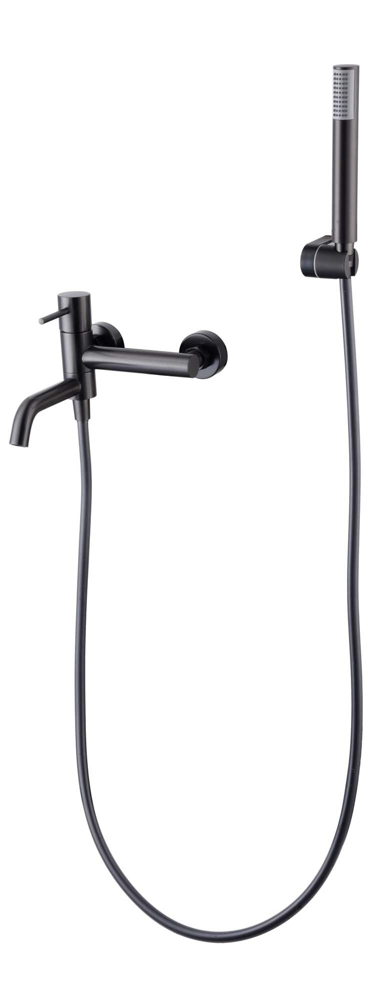 Imagen 1 de Kit de baño/ducha monomando Monza Imex - BLACK GUN METAL BLACK GUN METAL