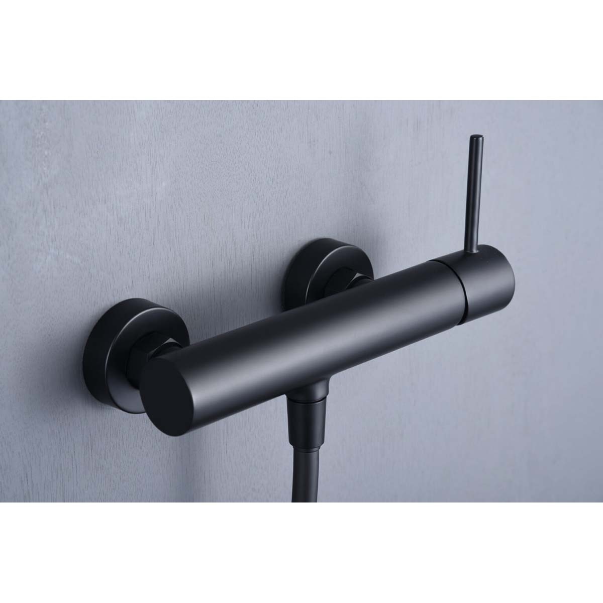 Imagen 2 de Kit de ducha monomando Monza Imex - Negro mate Negro mate