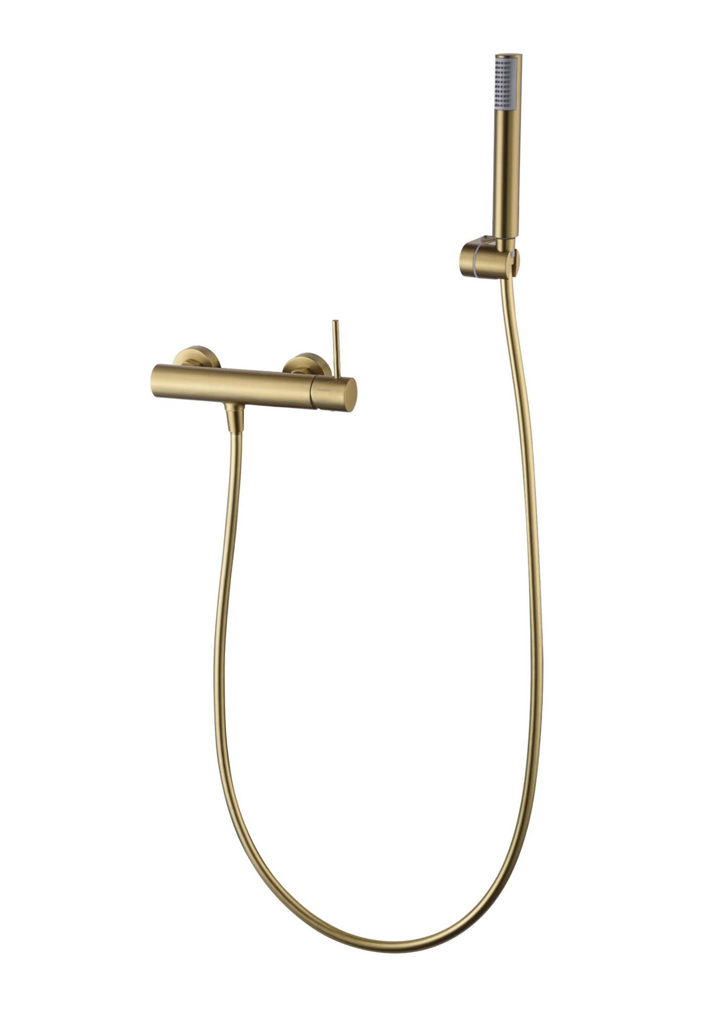 Imagen 1 de Kit de ducha monomando Monza Imex - Oro cepillado Oro cepillado