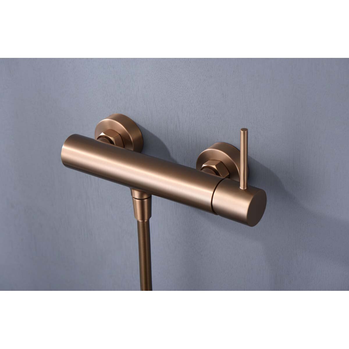 Imagen 2 de Kit de ducha monomando Monza Imex - ORO ROSA CEPILLADO ORO ROSA CEPILLADO