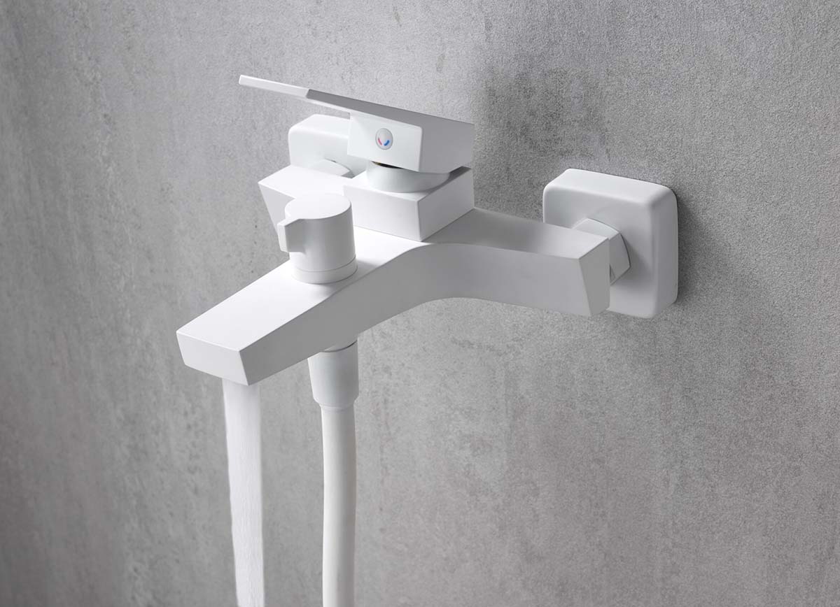 Kit de baño / ducha monomando Art Imex - Blanco mate Blanco mate-2