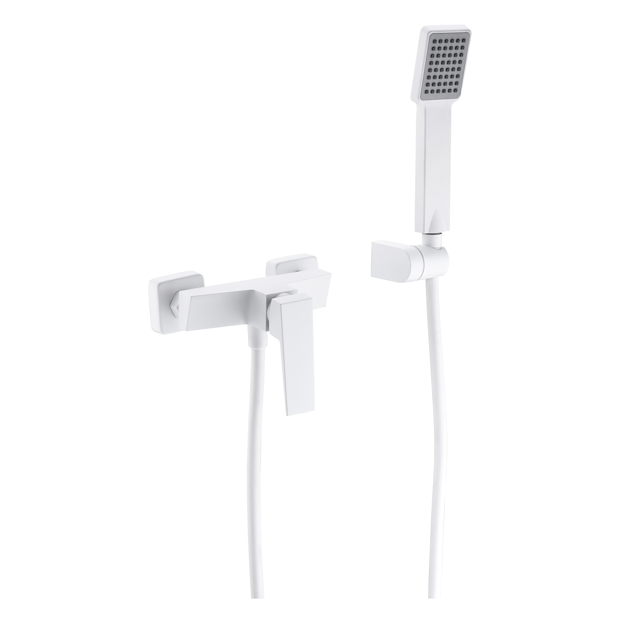 Kit ducha monomando Art Imex - Blanco mate Blanco mate-1
