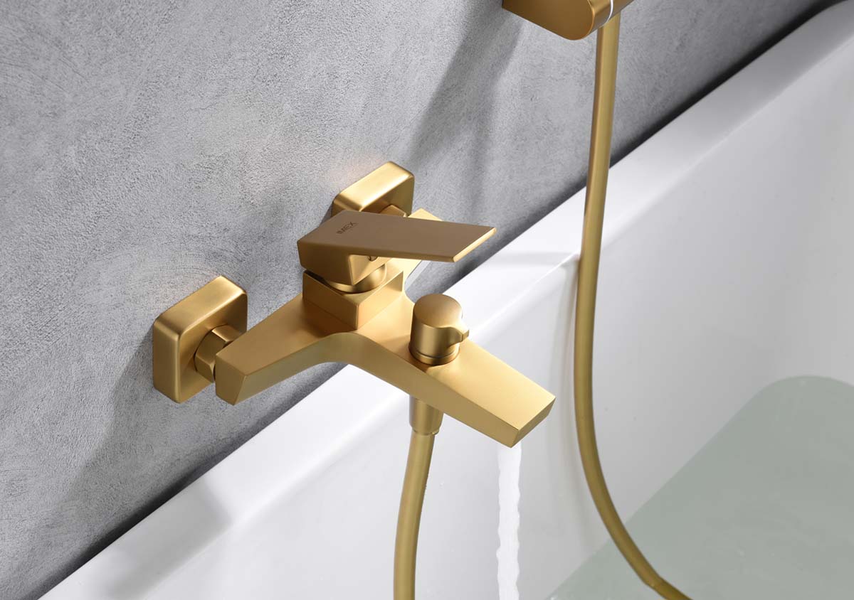Kit de baño / ducha monomando Art Imex - Oro cepillado Oro cepillado-2