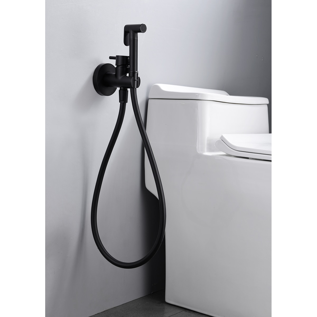 Monomando de bidé empotrado Munich Imex - Negro mate Negro mate-3