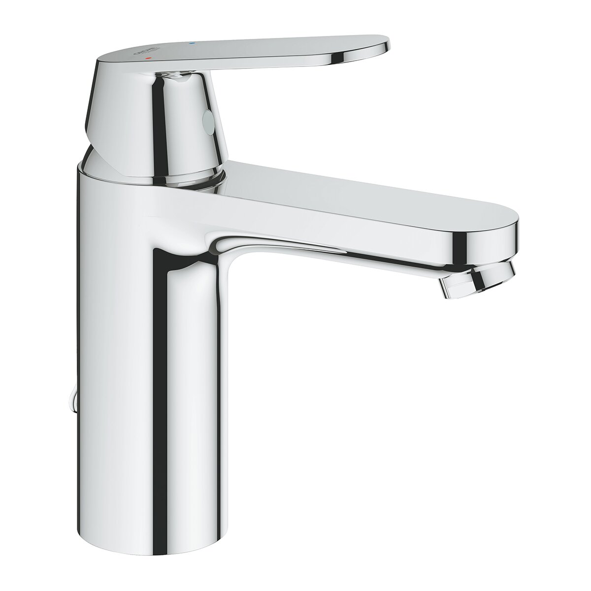Grohe - Grifo monomando con caño medio y cadena para lavabo Eurosmart Cosmopolitan Grohe.