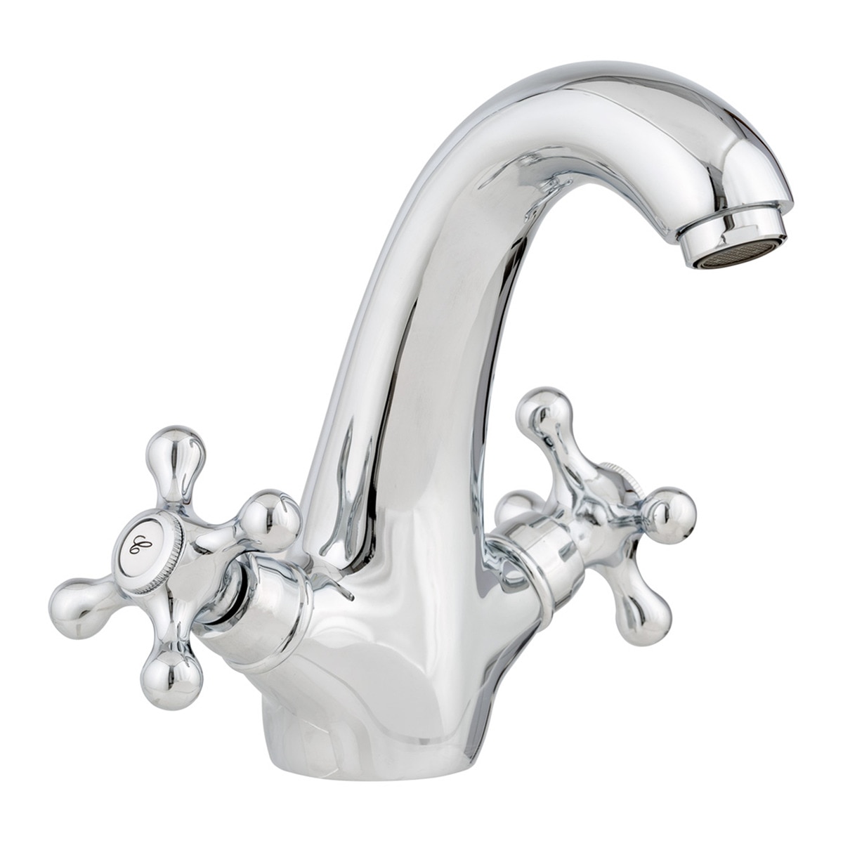 Imagen 0 de Grifo bimando para lavabo Época Grizasa Bronce