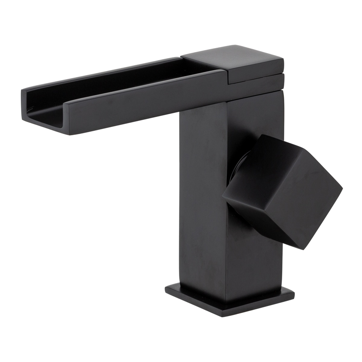 Imagen 1 de Grifo monomando con cascada para lavabo Grizasa - Negro mate Negro mate