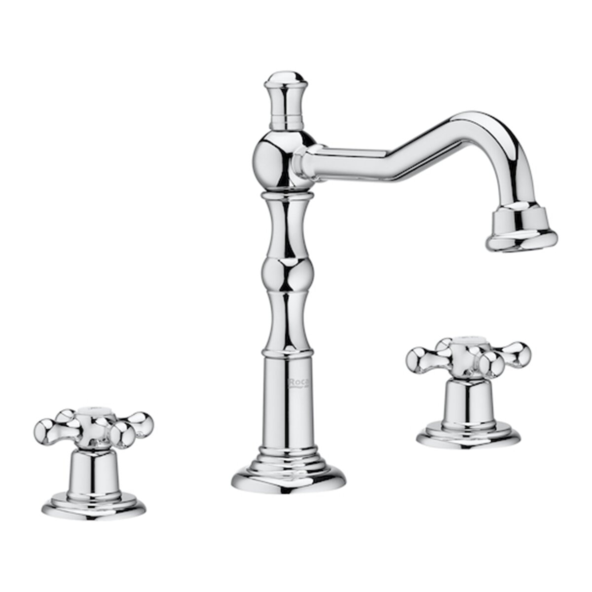 Roca - Grifo con bimandos de repisa para lavabo Carmen Roca.