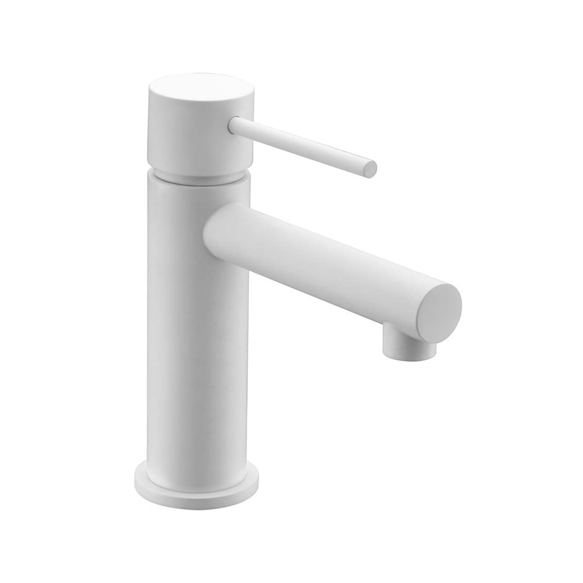 Grifo monomando para lavabo Milos Stick Imex - Blanco mate Blanco mate-1