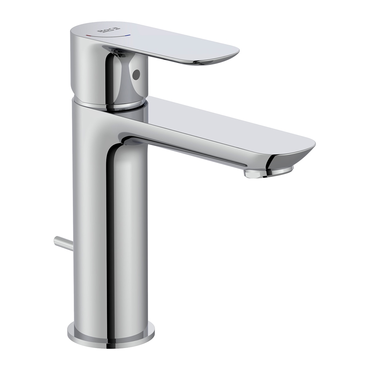 Roca - Grifo monomando con desagüe automático para lavabo Cala Roca.