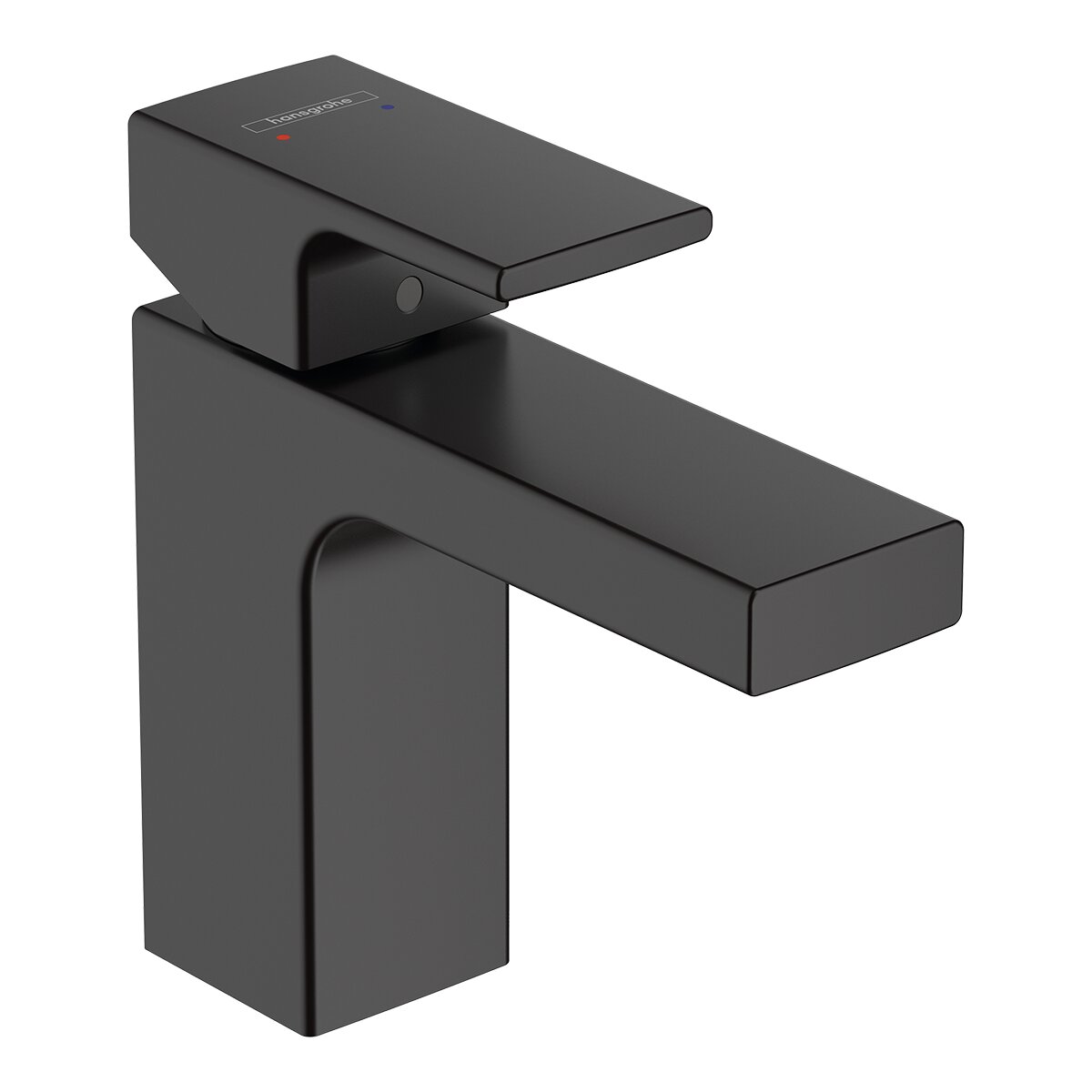 Grifo monomando para lavavo Vernis Shape 100 Hansgrohe - Negro mate Negro mate-1