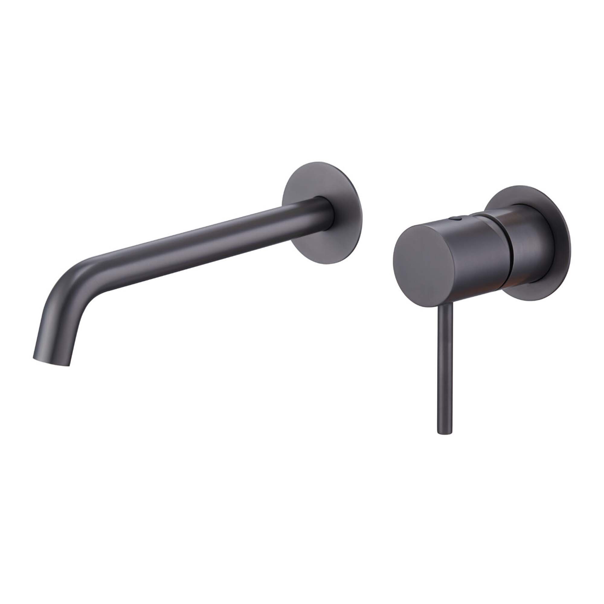 Imagen 1 de Grifo monomando de lavabo empotrado Monza Inex - BLACK GUN METAL BLACK GUN METAL