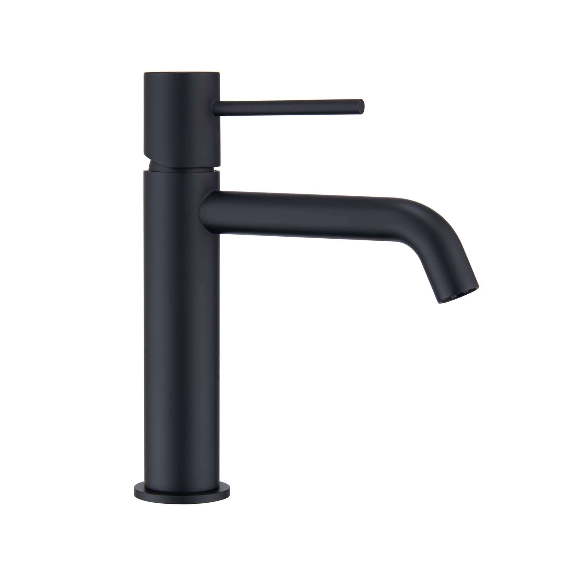 Grifo monomando de lavabo Monza Imex - Negro mate Negro mate-1