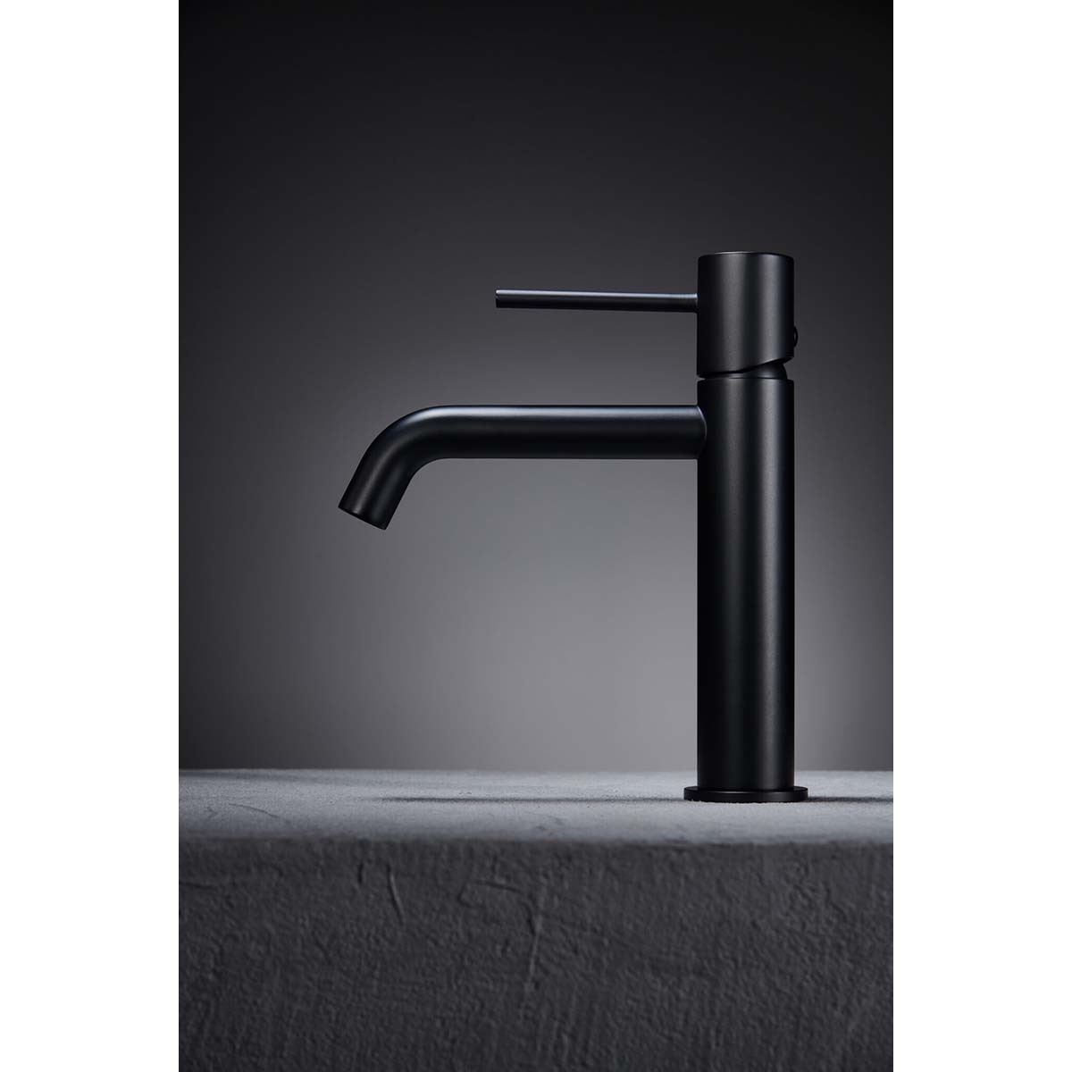 Grifo monomando de lavabo Monza Imex - Negro mate Negro mate-2