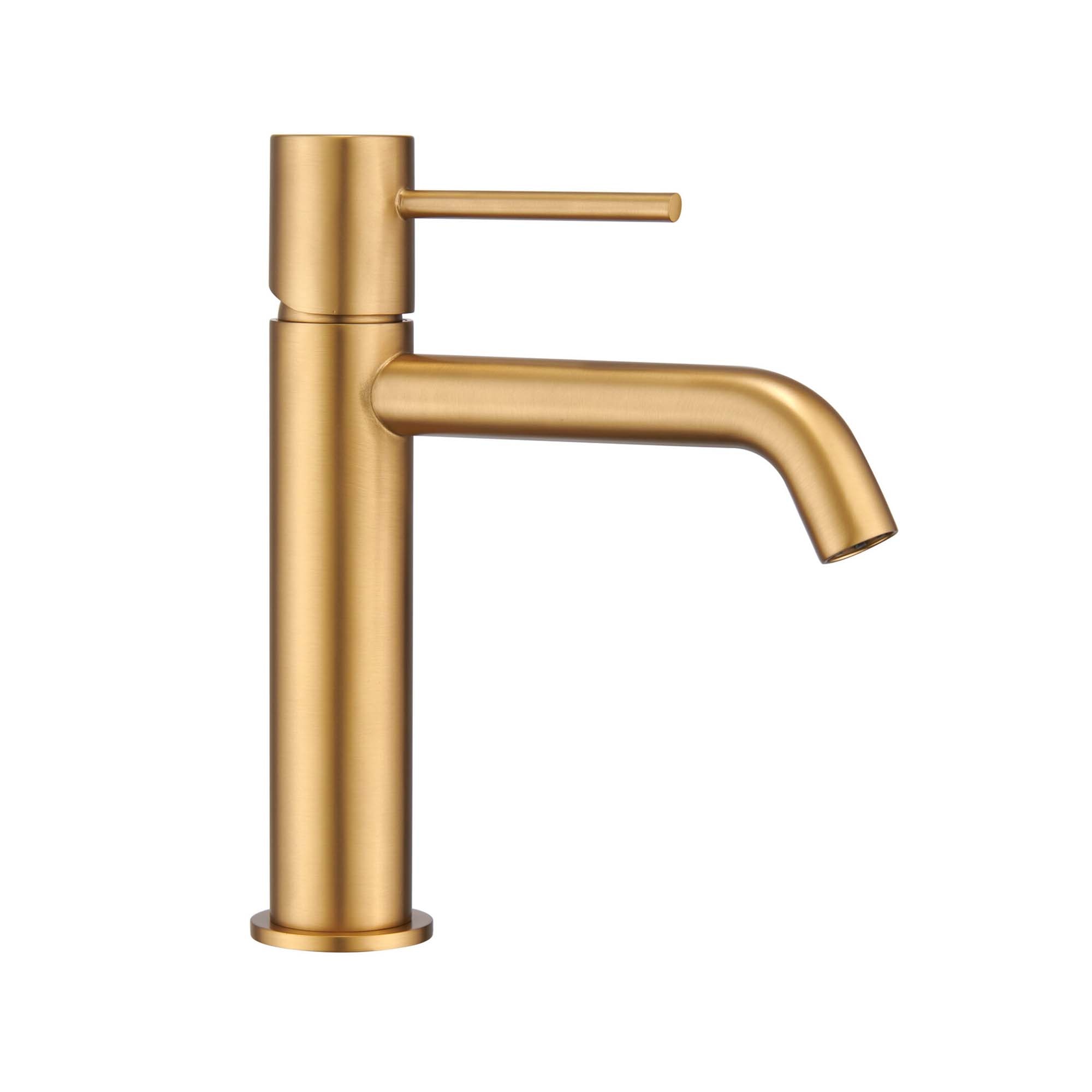 Grifo monomando de lavabo Monza Imex - Oro cepillado Oro cepillado-1