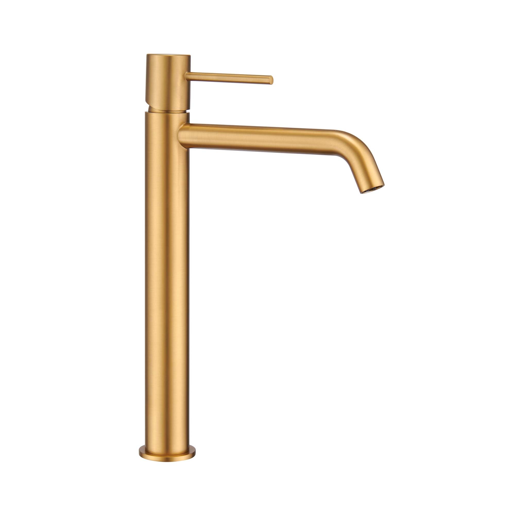 Imagen 1 de Grifo monomando de lavabo alto Monza Imex - Oro cepillado Oro cepillado