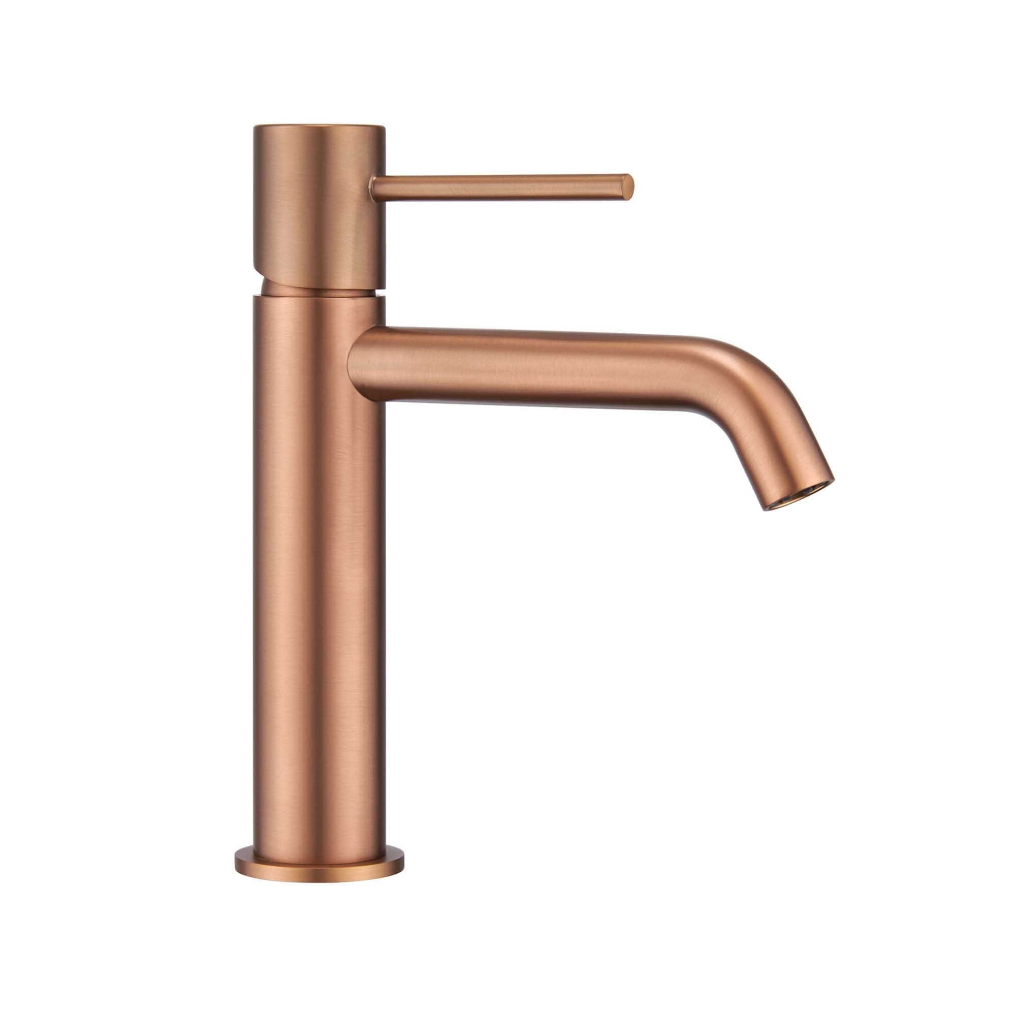 Grifo monomando de lavabo Monza Imex - ORO ROSA CEPILLADO ORO ROSA CEPILLADO-1