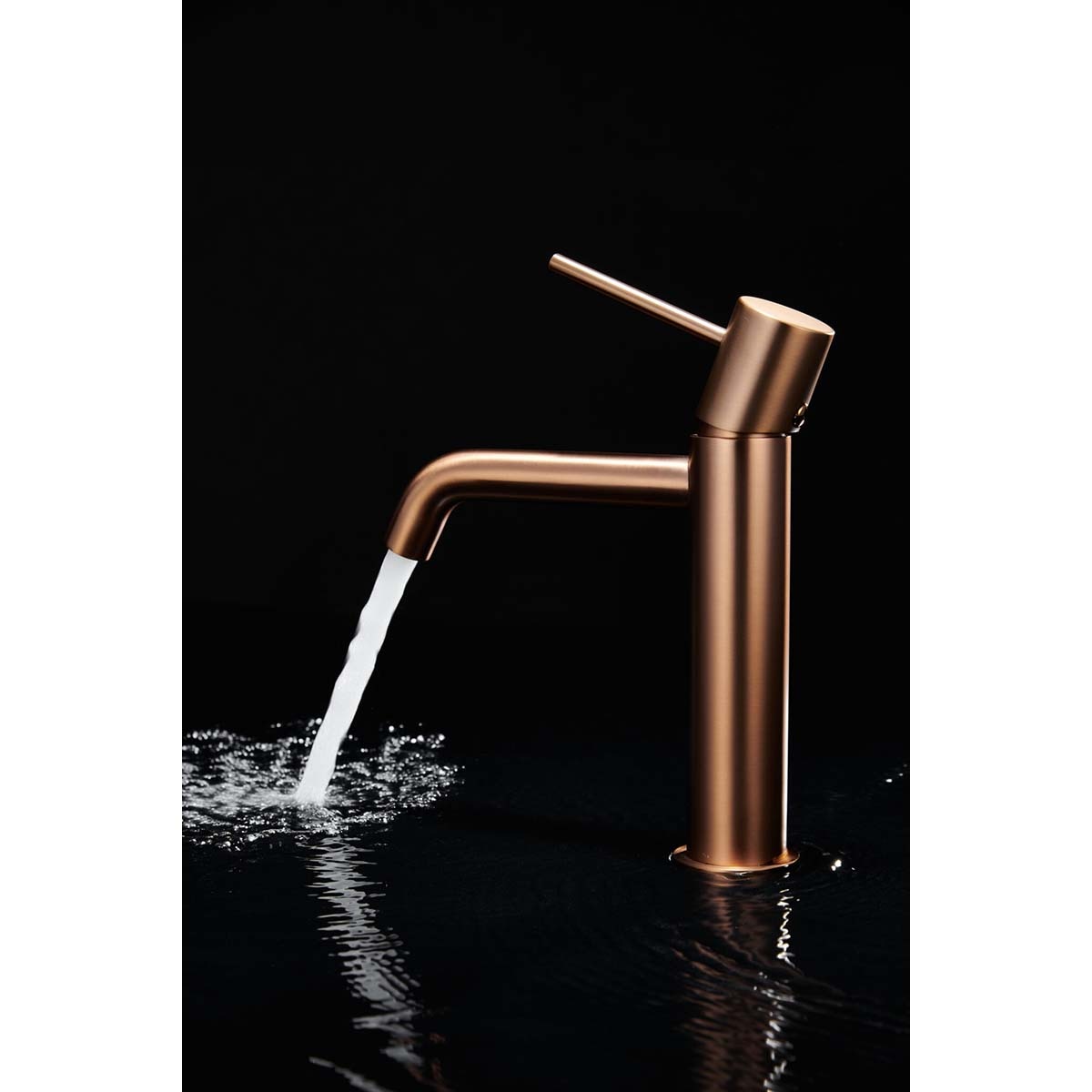Grifo monomando de lavabo Monza Imex - ORO ROSA CEPILLADO ORO ROSA CEPILLADO-2