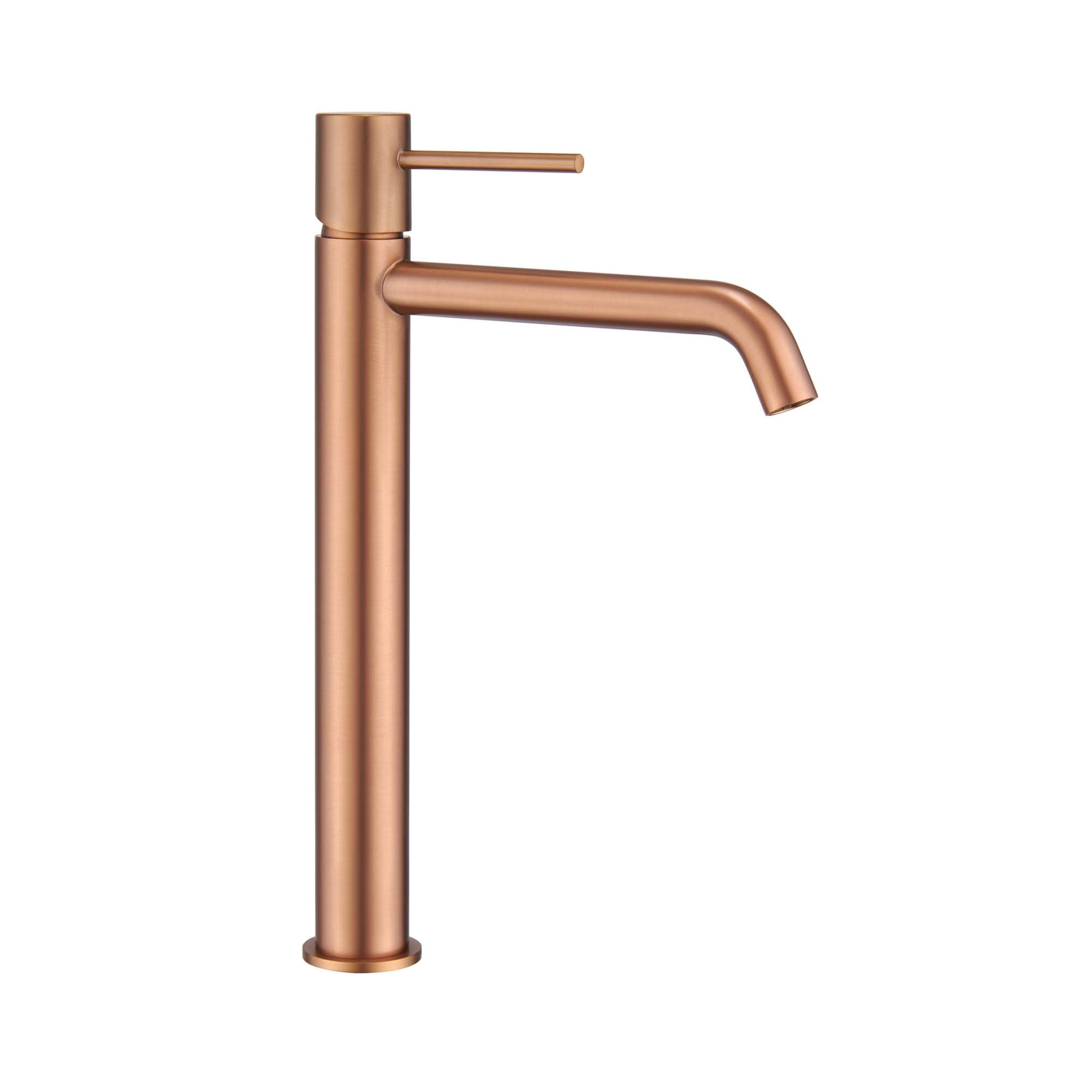 Imagen 1 de Grifo monomando de lavabo alto Monza Imex - ORO ROSA CEPILLADO ORO ROSA CEPILLADO