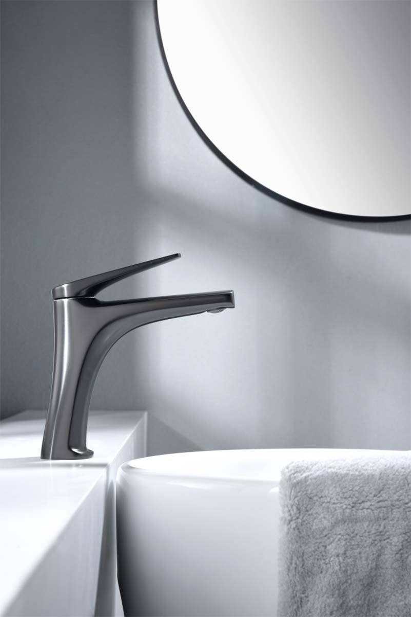 Grifo monomando de lavabo Delos Imex - BLACK GUN METAL BLACK GUN METAL-2